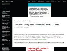 Tablet Screenshot of galaxynote3update.com